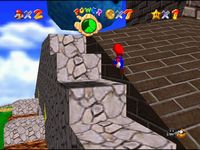 une photo d'Ã©cran de Super Mario 64 sur Nintendo 64